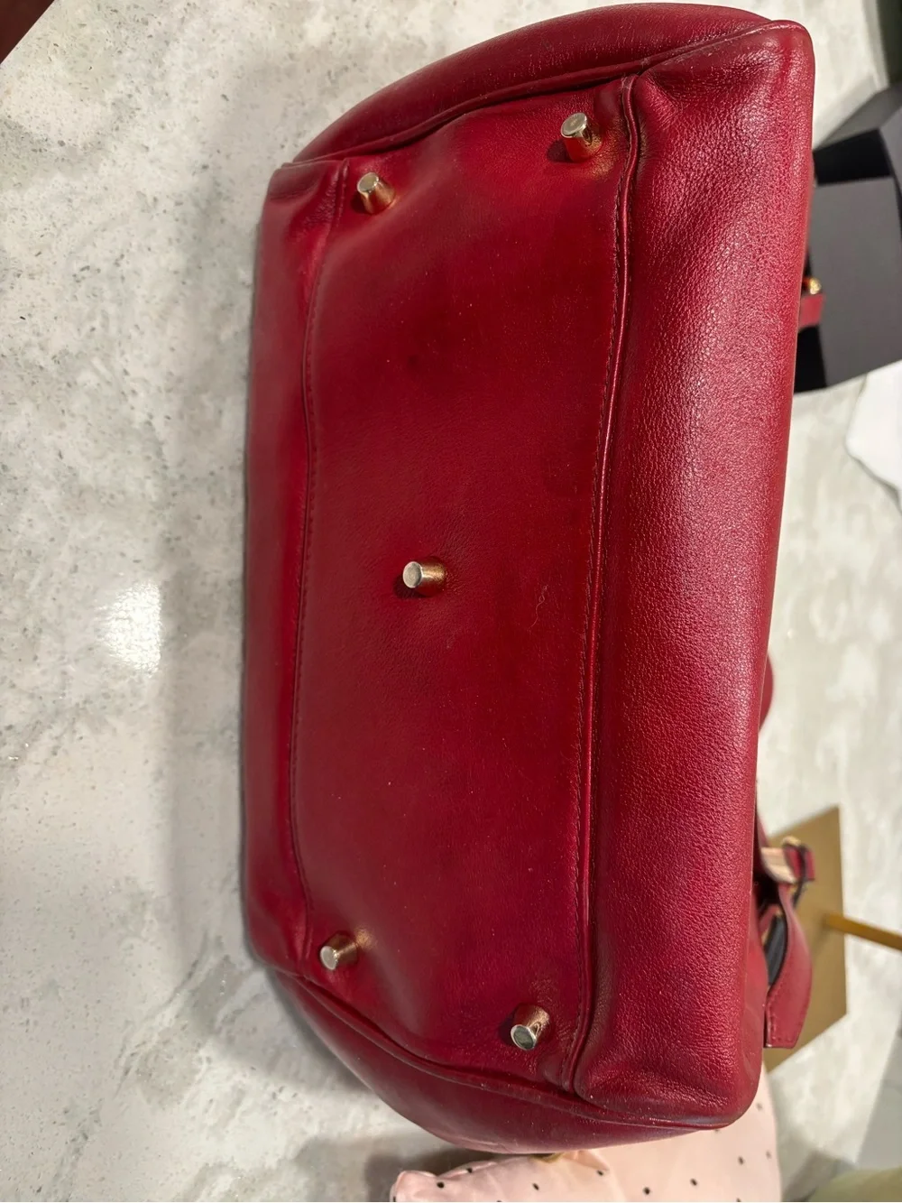 Burberry soft red